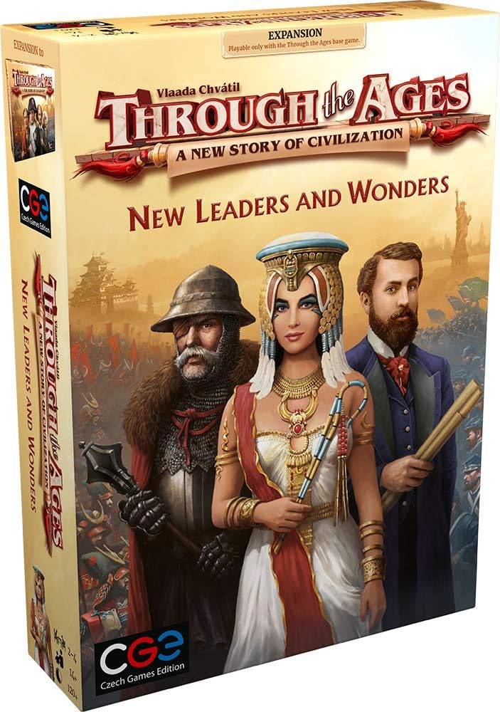 EXPANSIÓN THROUGH THE AGES NEW LEADERS AND WONDERS JUEGO DE MESA - 1