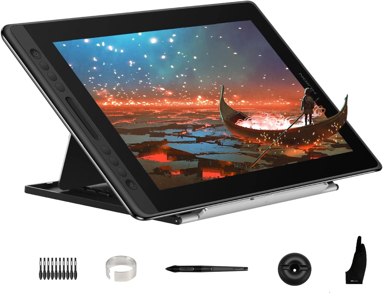 TABLETA GRÁFICA HUION KAMVAS PRO 16 CON PANTALLA 15.6 PULGADAS - 1