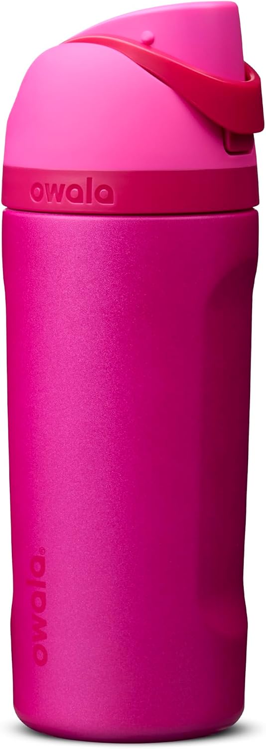 BOTELLA DE AGUA OWALA FREESIP KIDS ACERO INOXIDABLE 16 OZ READ MY LIPS - 1
