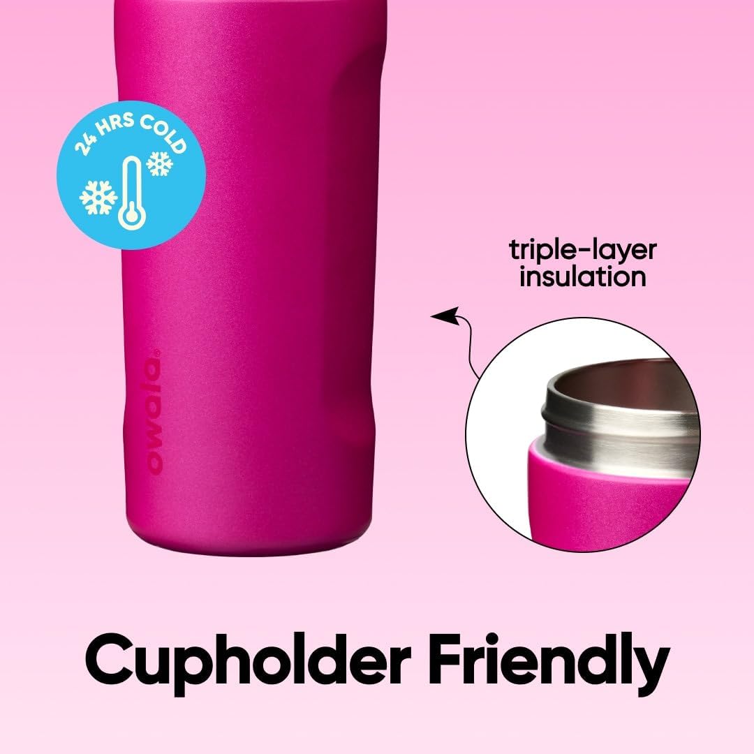 BOTELLA DE AGUA OWALA FREESIP KIDS ACERO INOXIDABLE 16 OZ READ MY LIPS - 5