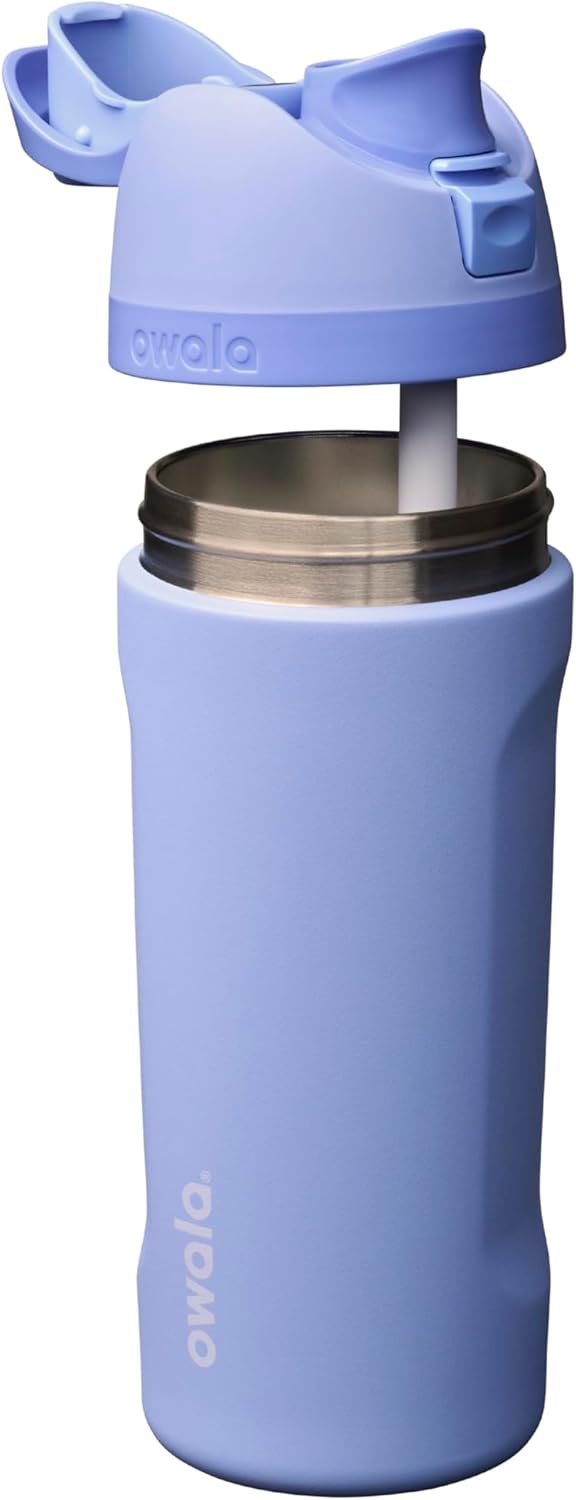 BOTELLA DE AGUA OWALA FREESIP KIDS ACERO INOXIDABLE 16 OZ AZUL - 2