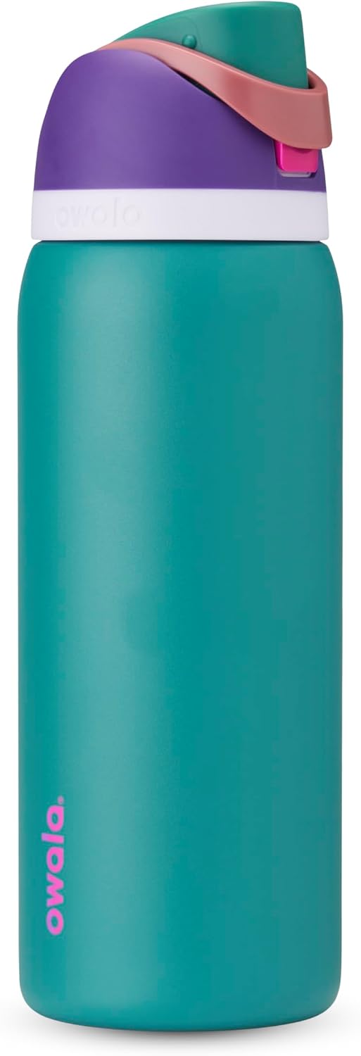 BOTELLA DE AGUA OWALA FREESIP ACERO INOXIDABLE 32 OZ 80S SKI SLOPES - 1