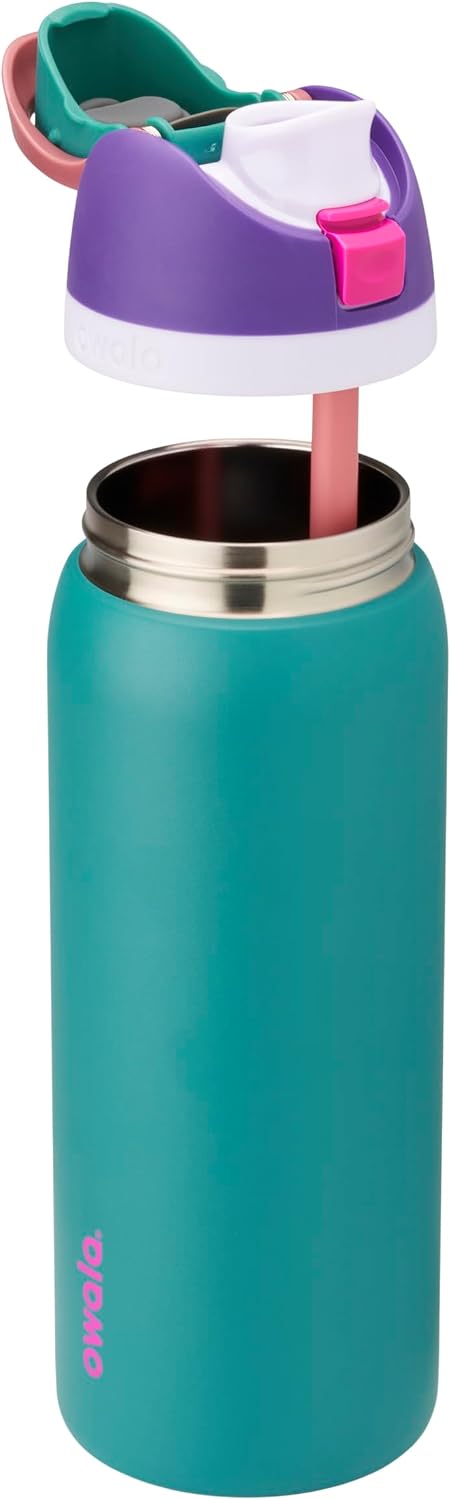 BOTELLA DE AGUA OWALA FREESIP ACERO INOXIDABLE 32 OZ 80S SKI SLOPES - 2