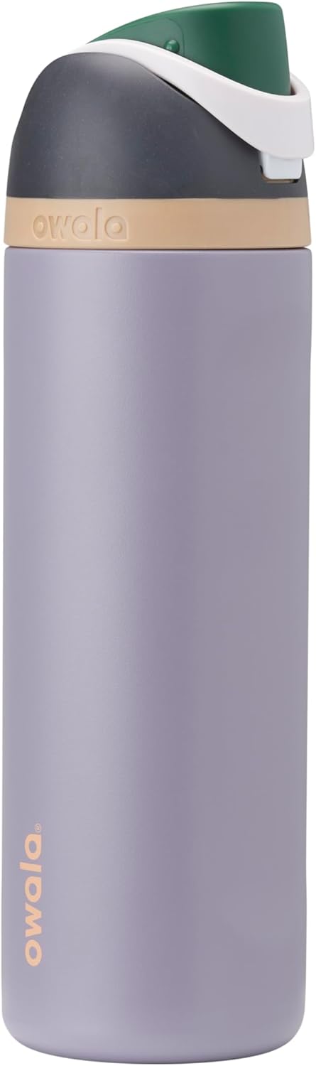 BOTELLA DE AGUA OWALA FREESIP ACERO INOXIDABLE 24 OZ GRIS - 1