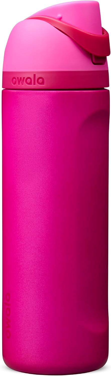 BOTELLA DE AGUA OWALA FREESIP ACERO INOXIDABLE 24 OZ READ MY LIPS - 1