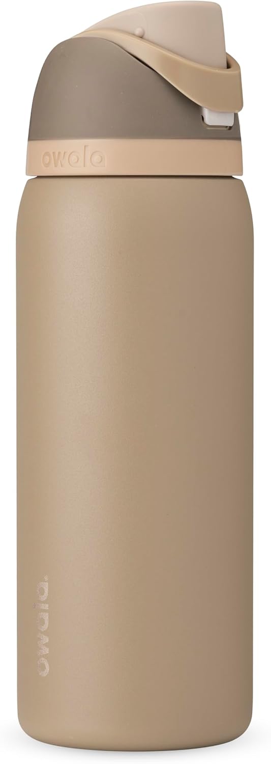 BOTELLA DE AGUA OWALA FREESIP ACERO INOXIDABLE 24 OZ ORQUÍDEA/NARANJA - 3