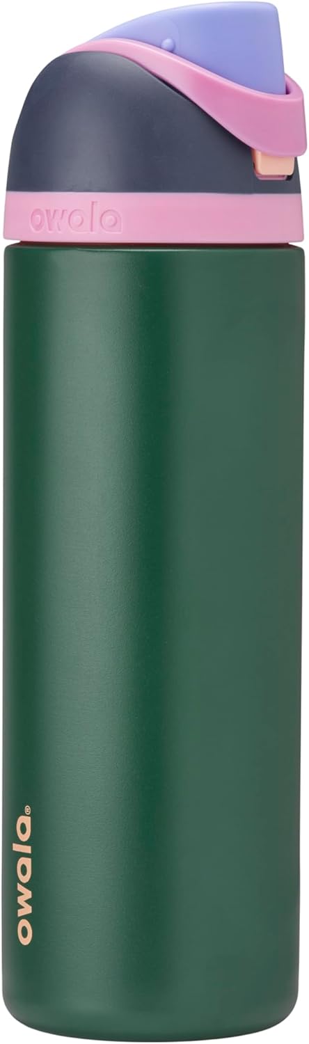 BOTELLA DE AGUA OWALA FREESIP ACERO INOXIDABLE 24 OZ AZUL VERDOSO - 1