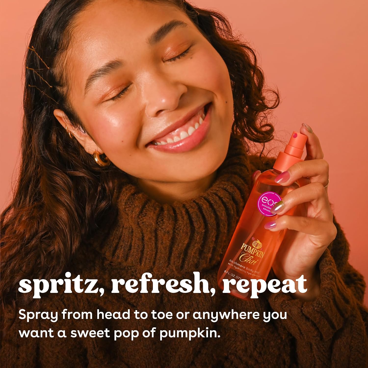BODY MIST EOS PUMPKIN CHAI FINE FRAGRANCE 6 FL OZ - 5