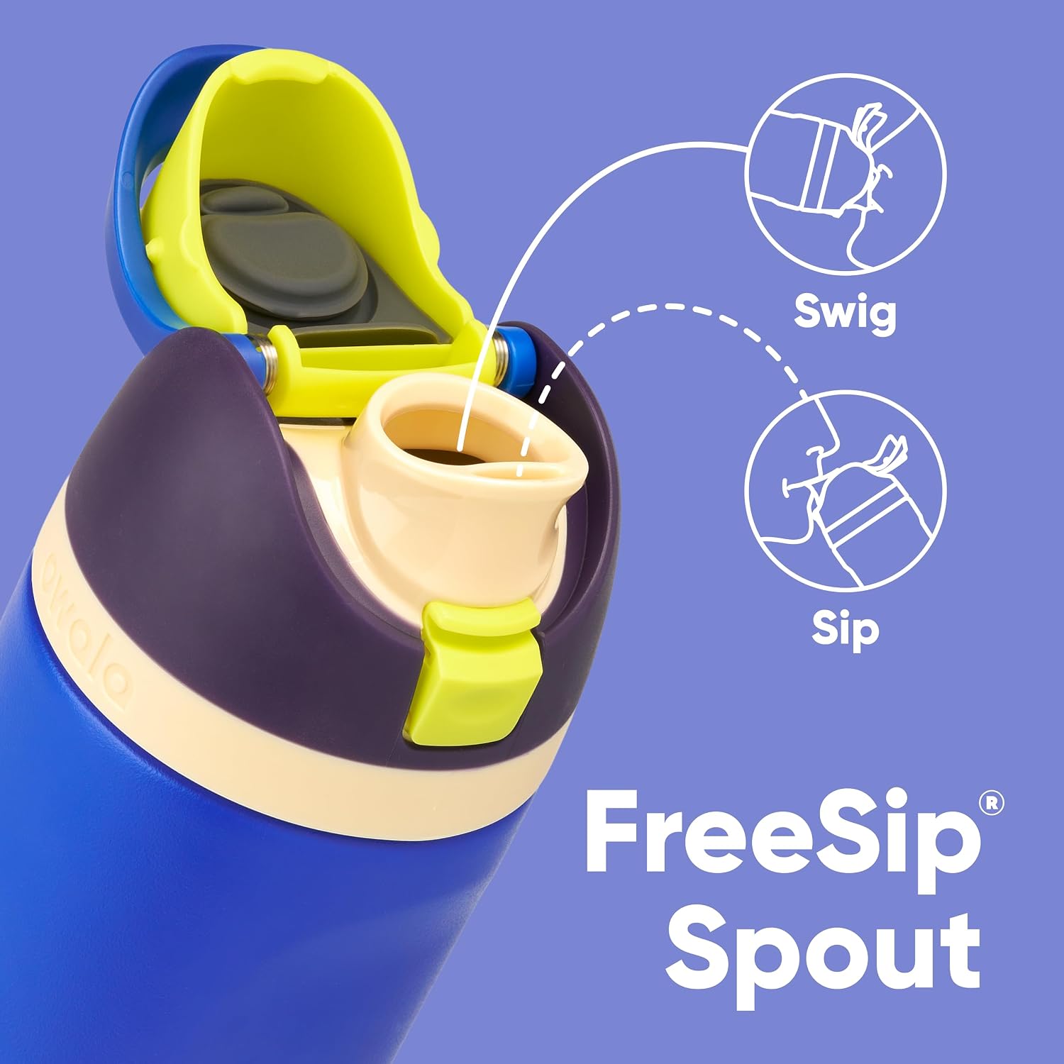 BOTELLA DE AGUA OWALA FREESIP KIDS ACERO INOXIDABLE 16 OZ CELESTIAL SPHERE - 2