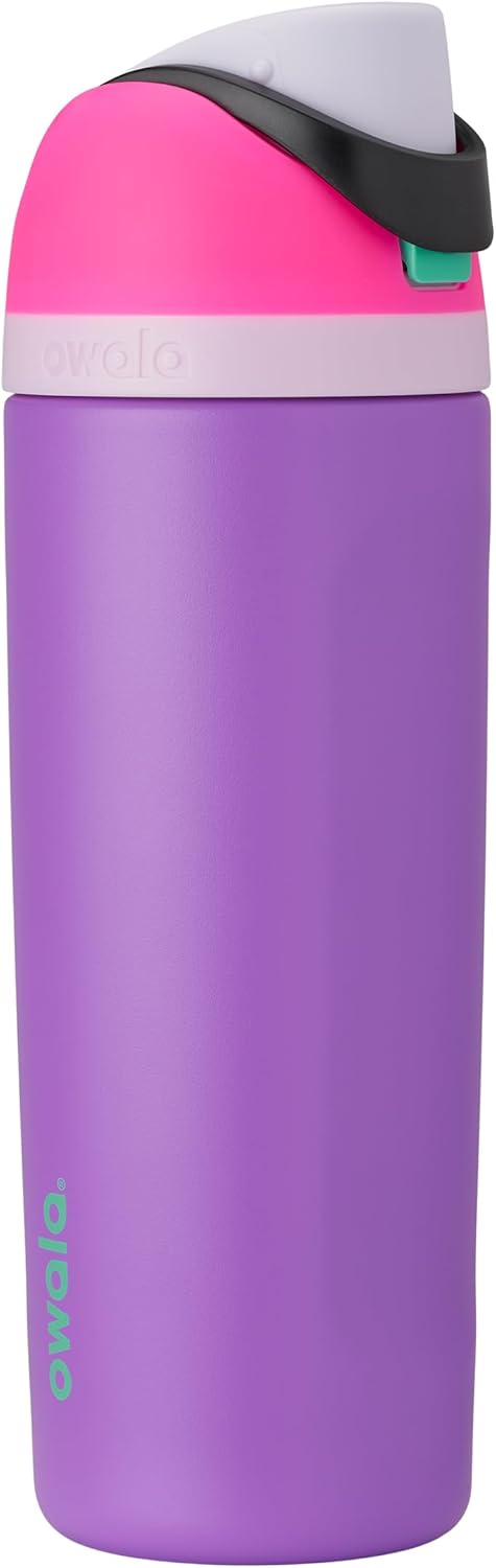 BOTELLA DE AGUA OWALA FREESIP ACERO INOXIDABLE 19 OZ ROSA/PÚRPURA - 1