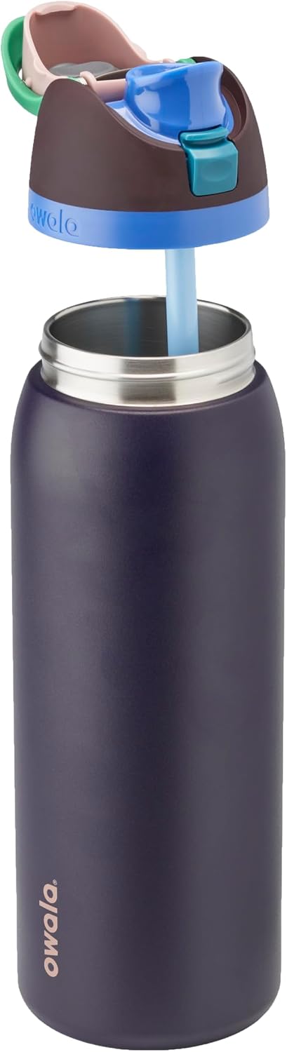 BOTELLA DE AGUA OWALA FREESIP ACERO INOXIDABLE 40 OZ NIGHT SAFARI - 2