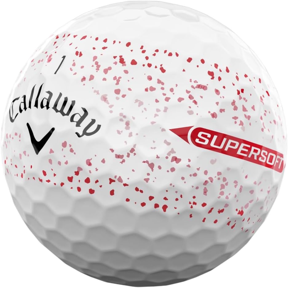 PELOTAS DE GOLF CALLAWAY SUPERSOFT 2025 ROJO - 3