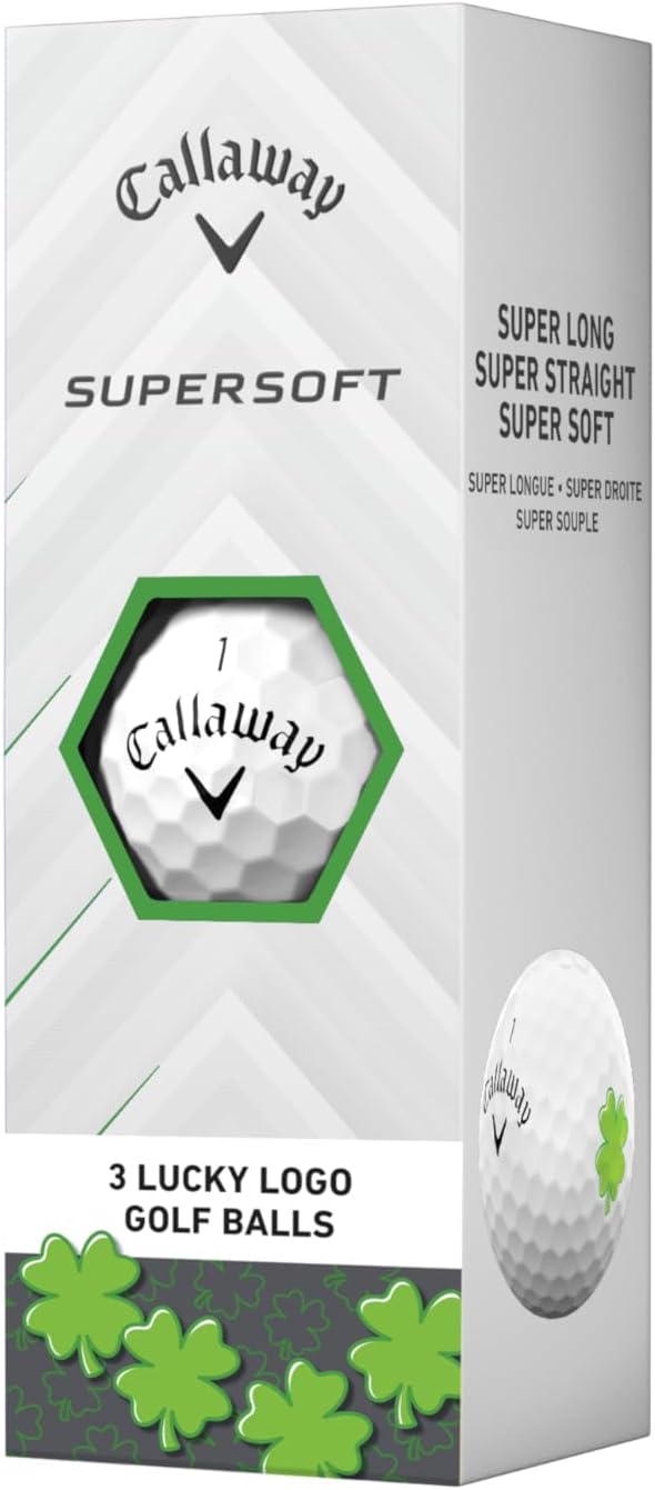 PELOTAS DE GOLF CALLAWAY SUPERSOFT 2025 LUCKY EDICIÓN LIMITADA - 2