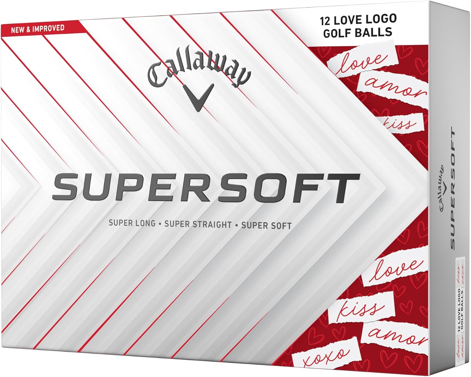 PELOTAS DE GOLF CALLAWAY SUPERSOFT 2025 EDICIÓN LOVE - 1