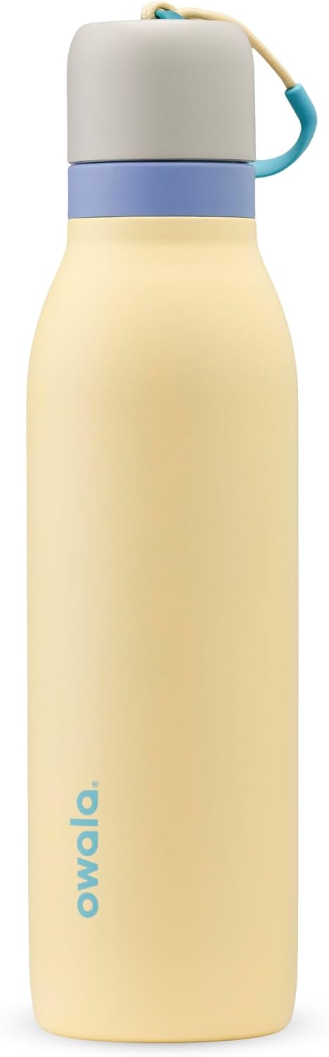 BOTELLA DE AGUA OWALA FREESIP TWIST ACERO INOXIDABLE 18 OZ SUNNY DAZE - 1