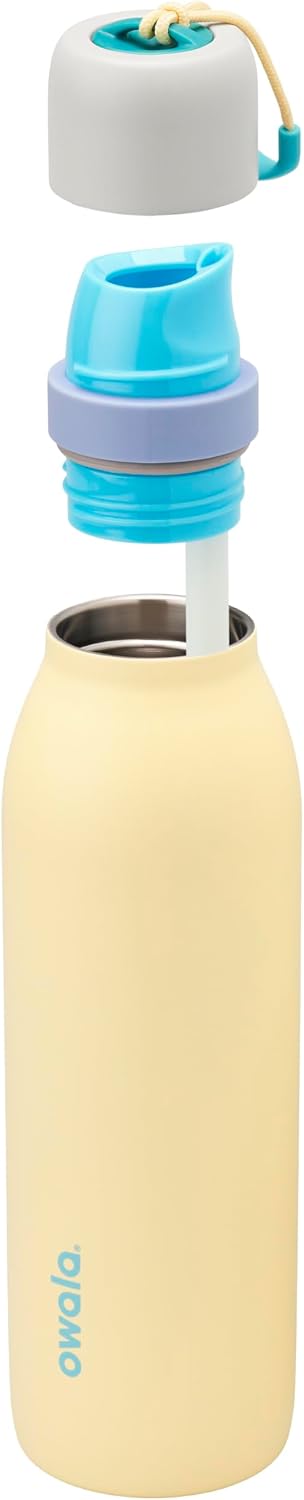 BOTELLA DE AGUA OWALA FREESIP TWIST ACERO INOXIDABLE 18 OZ SUNNY DAZE - 2