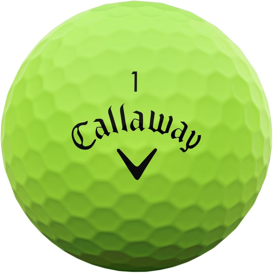 PELOTA DE GOLF CALLAWAY SUPERSOFT 2025 VERDE MATE - 2