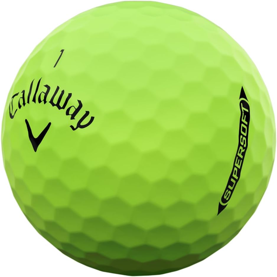PELOTA DE GOLF CALLAWAY SUPERSOFT 2025 VERDE MATE - 3