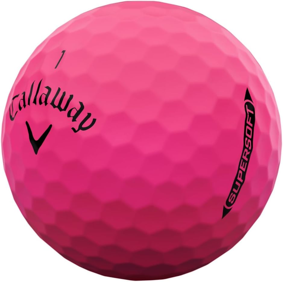 PELOTAS DE GOLF CALLAWAY SUPERSOFT 2025 ROSA MATE - 3