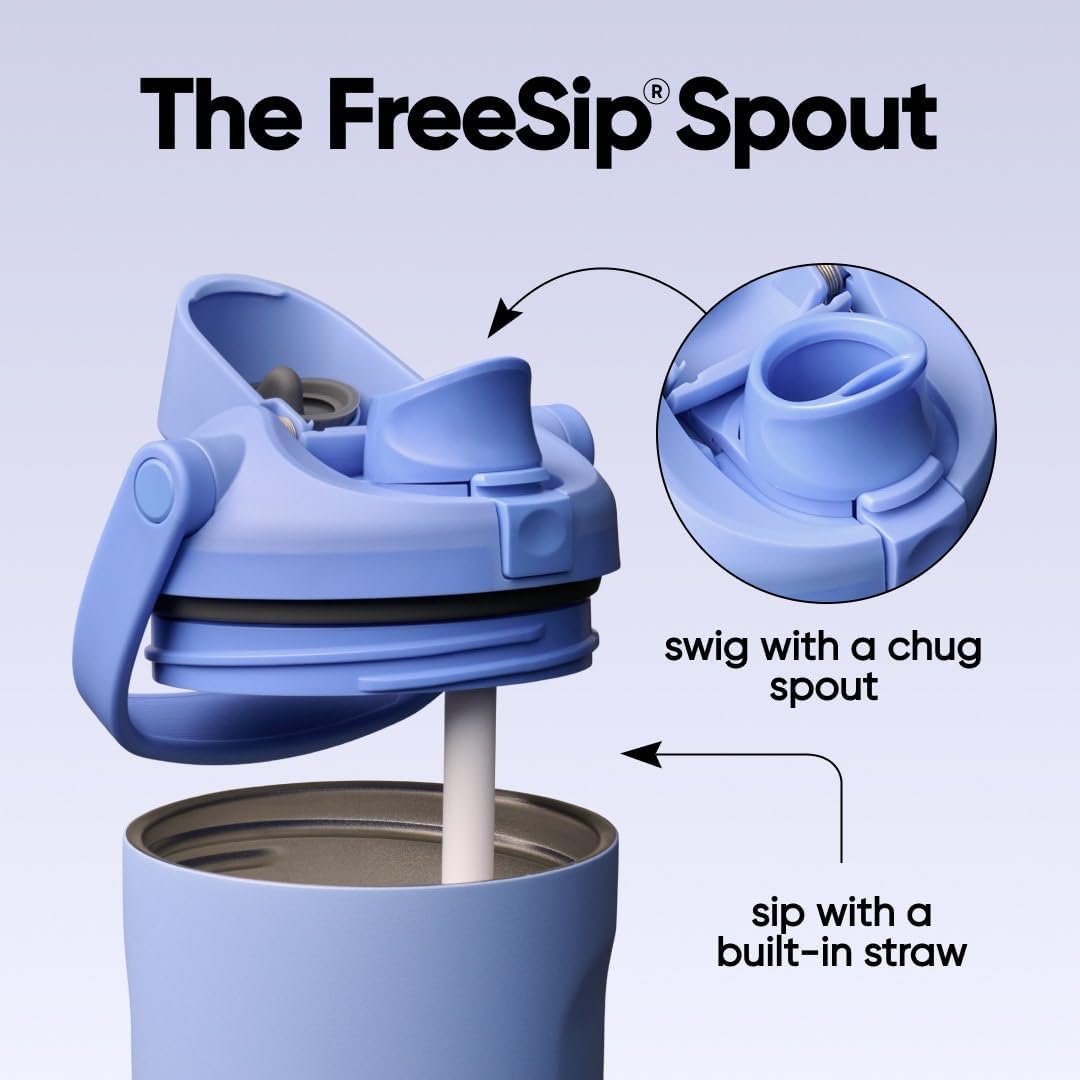 BOTELLA DE AGUA OWALA FREESIP SWAY ACERO INOXIDABLE 30 OZ AZUL - 3