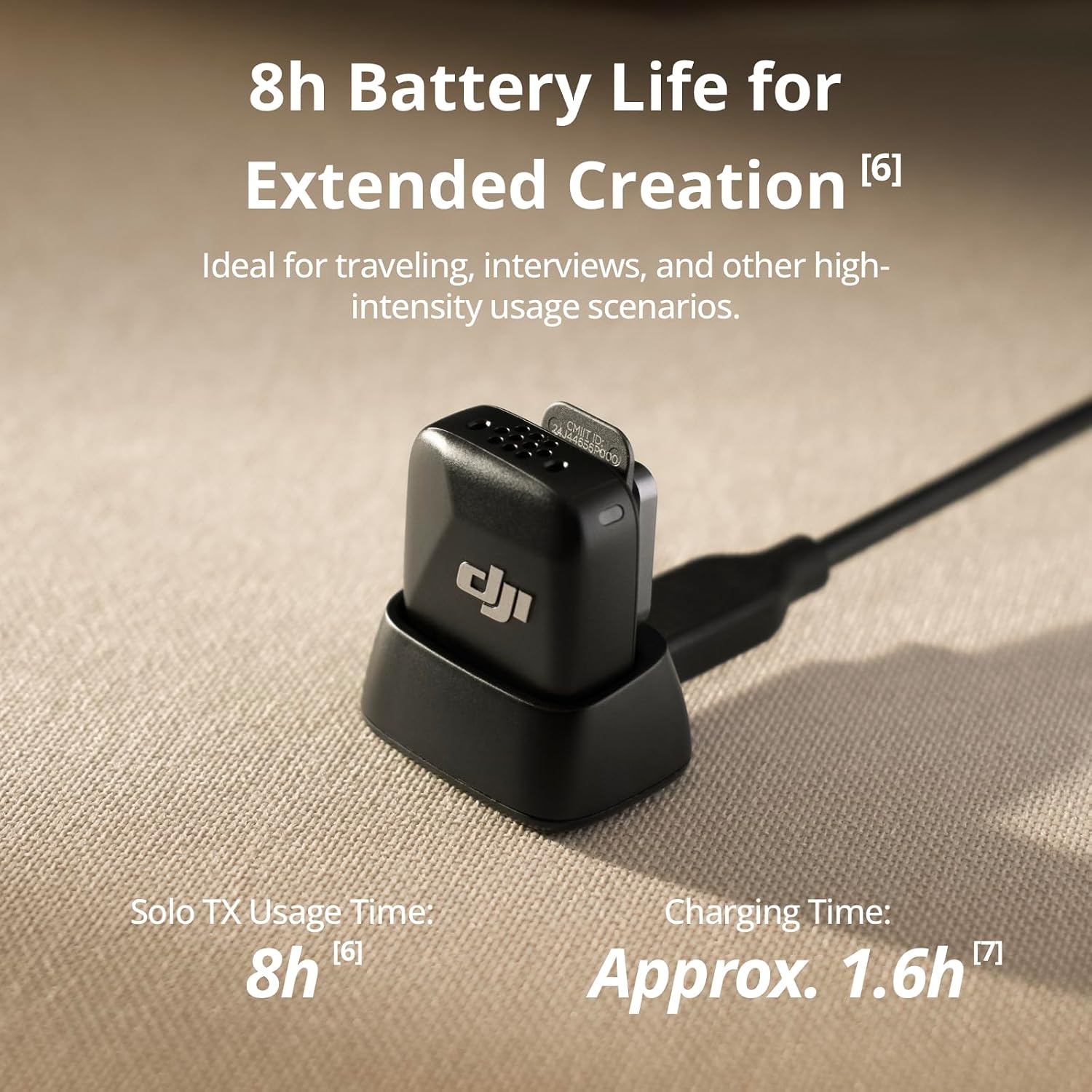 MICRÓFONO DJI MIC MINI TRANSMITTER INFINITY BLACK - 4