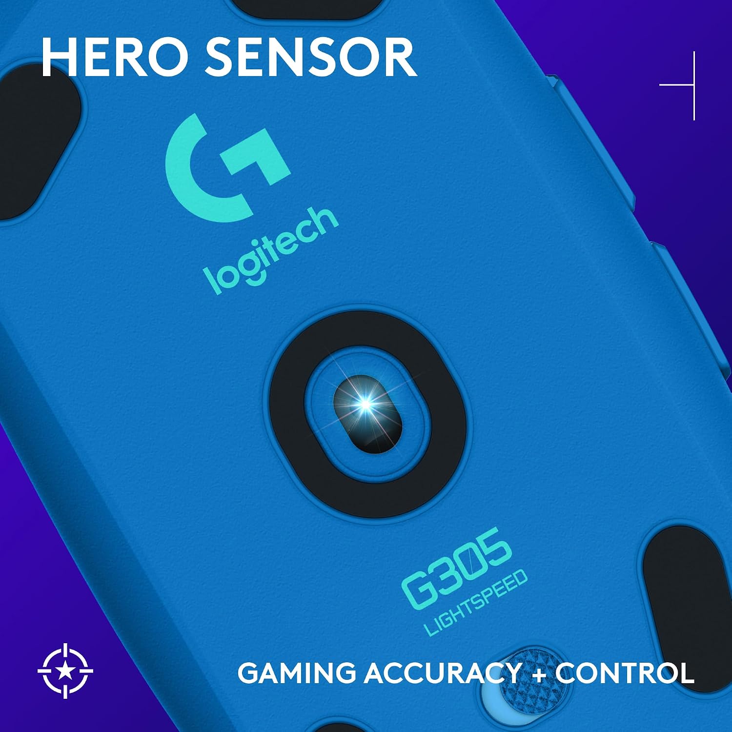 MOUSE GAMER LOGITECH G305 LIGHTSPEED INALÁMBRICO AZUL - 2
