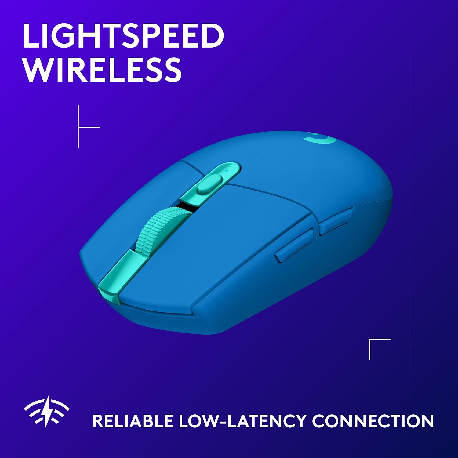 MOUSE GAMER LOGITECH G305 LIGHTSPEED INALÁMBRICO AZUL - 3