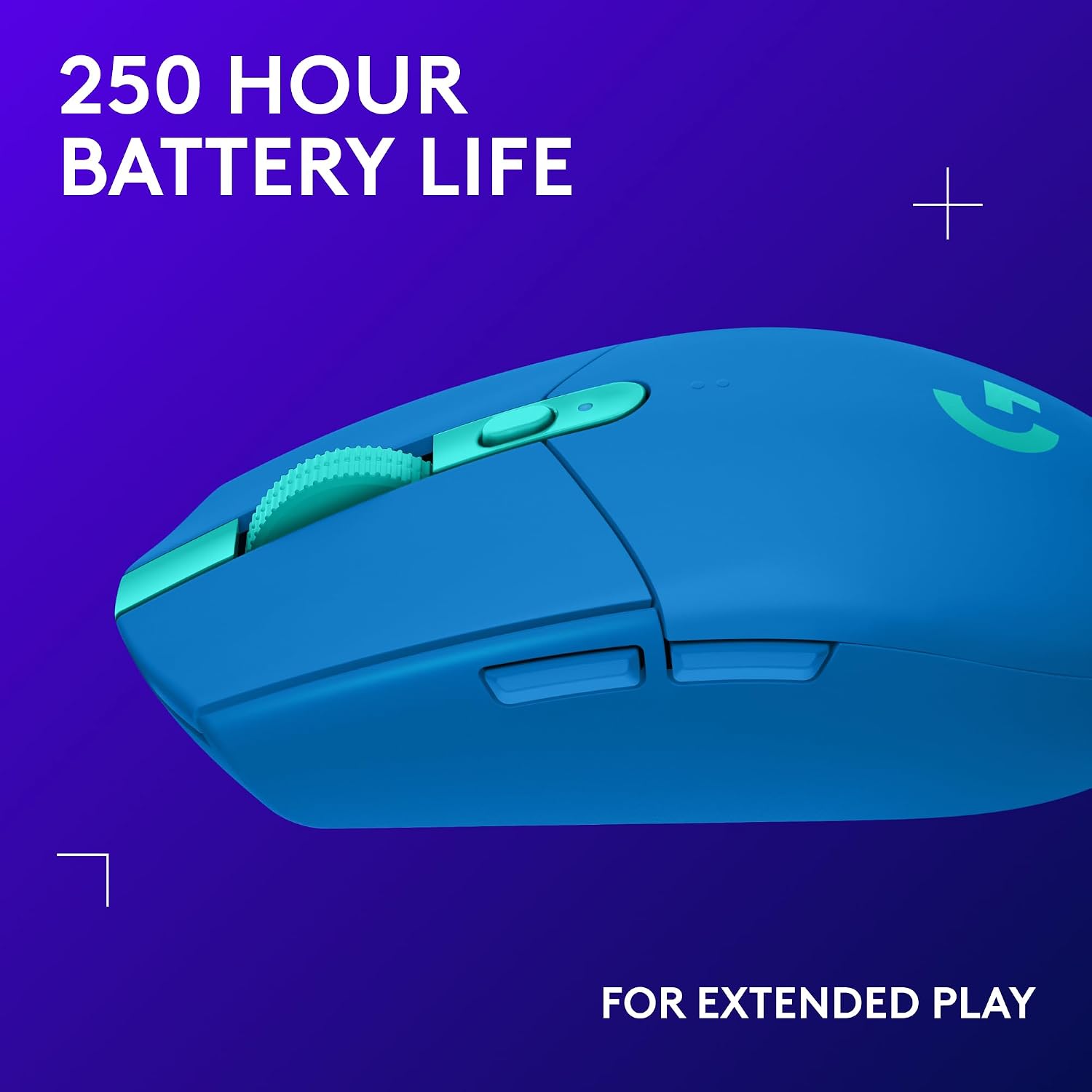 MOUSE GAMER LOGITECH G305 LIGHTSPEED INALÁMBRICO AZUL - 4
