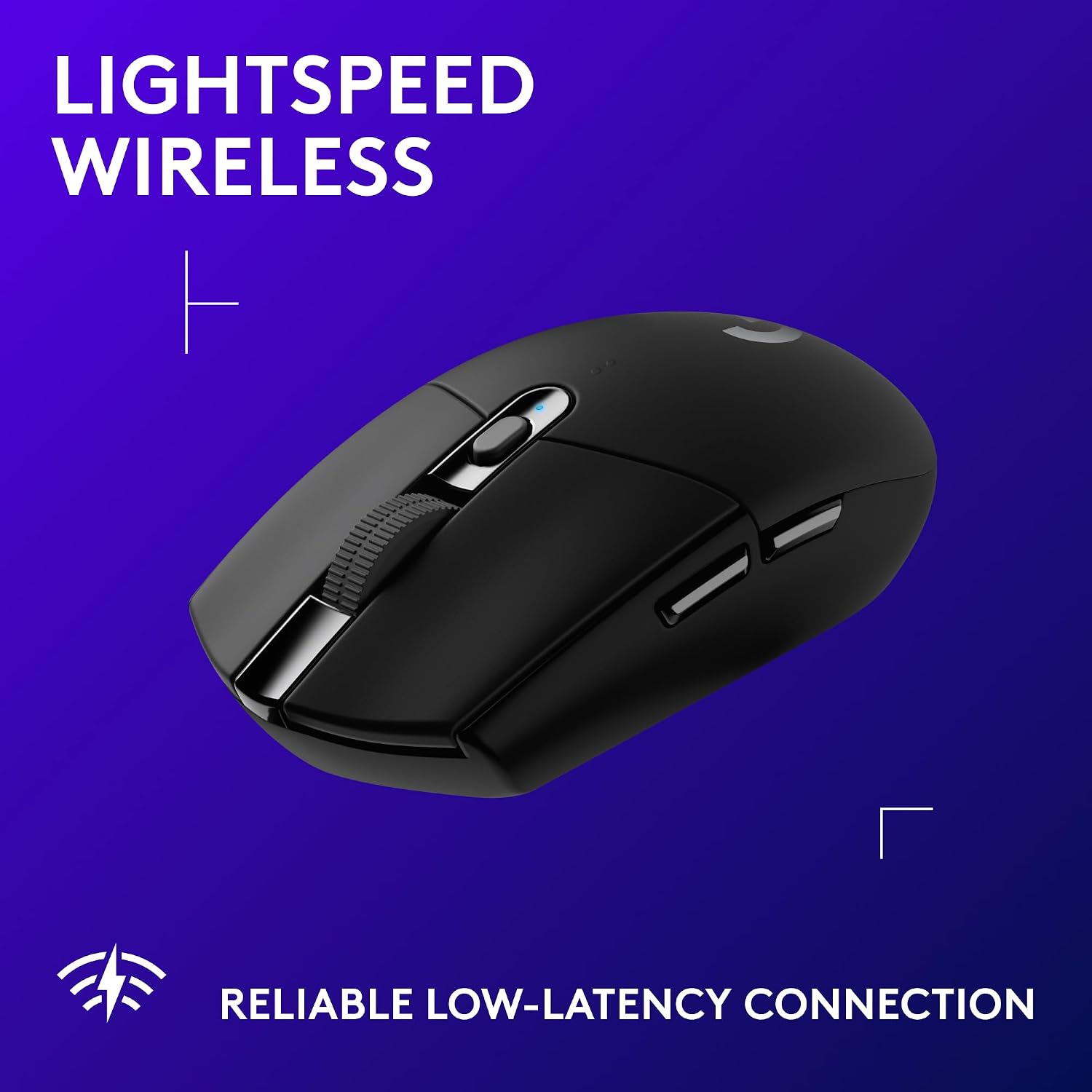 MOUSE GAMER LOGITECH G305 LIGHTSPEED WIRELESS BLACK - 3