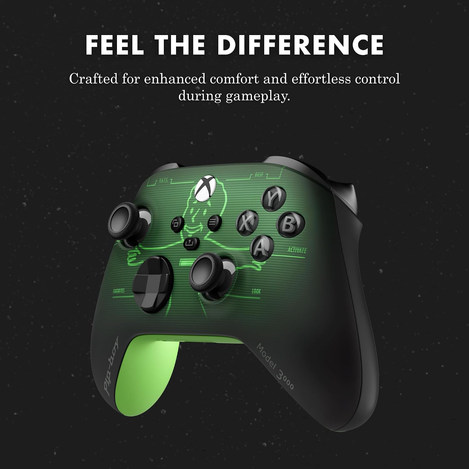 CONTROL INALÁMBRICO XBOX WIRELESS GAMING CONTROLLER FALLOUT PIP-BOY EDITION - 3