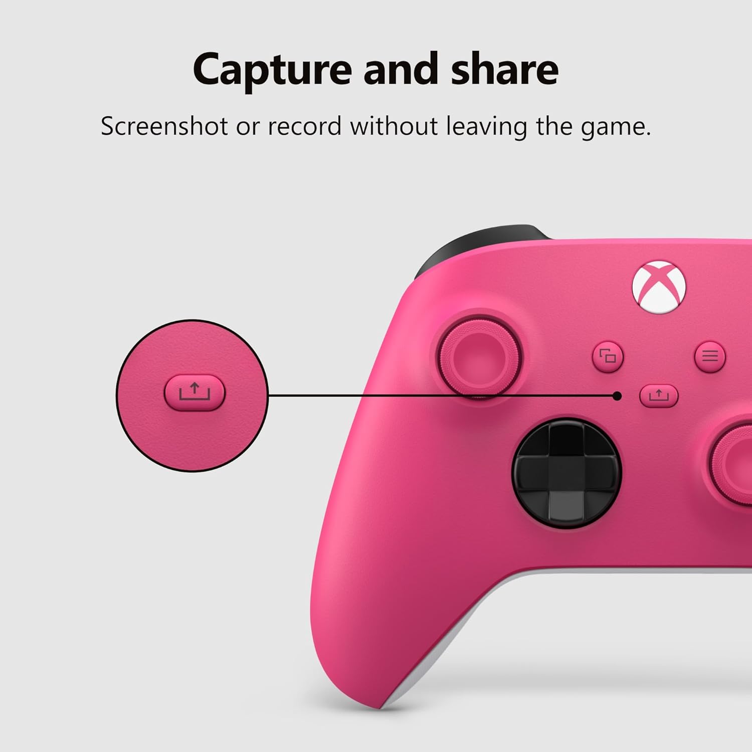 CONTROL INALÁMBRICO XBOX WIRELESS GAMING CONTROLLER DEEP PINK - 4