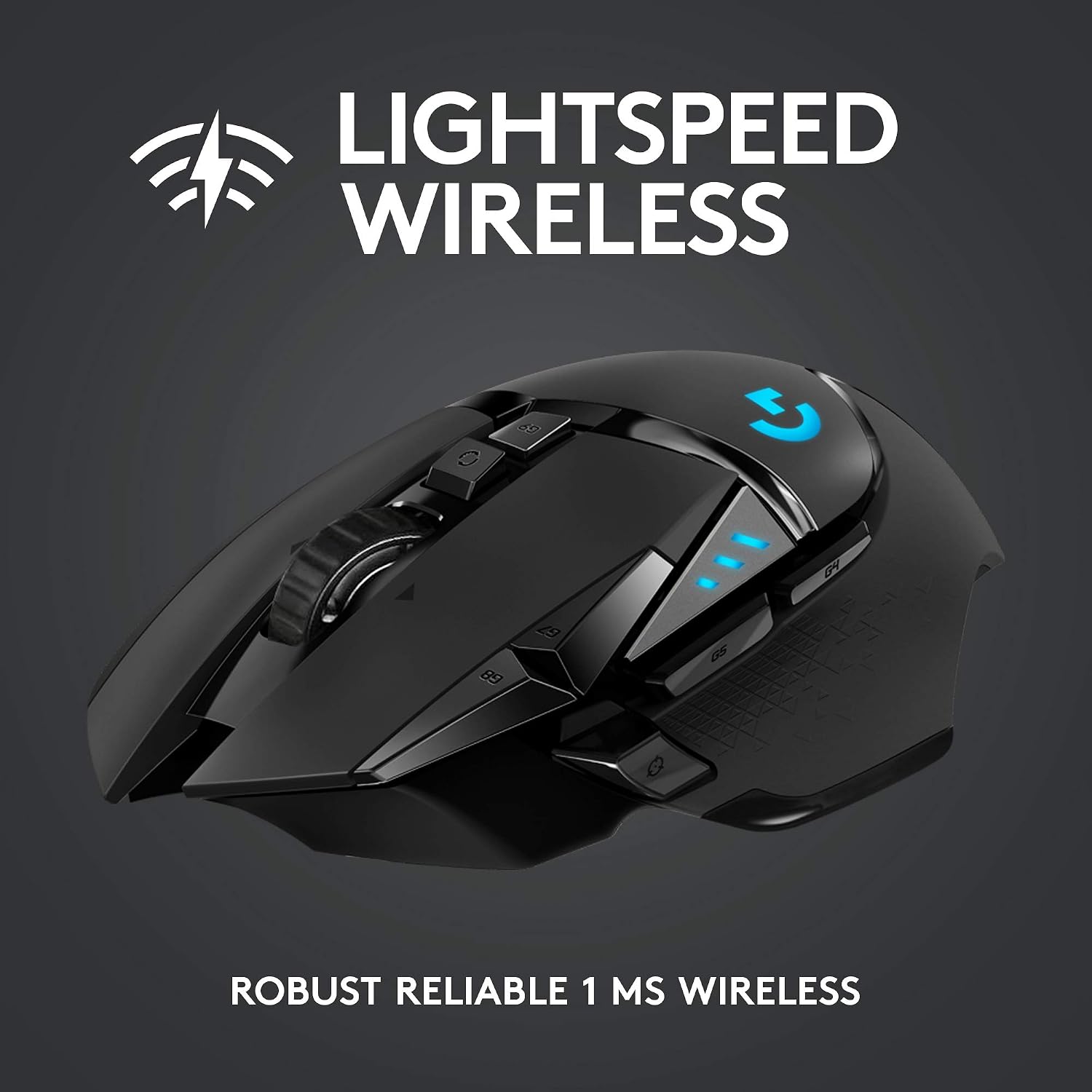 MOUSE GAMER LOGITECH G502 LIGHTSPEED WIRELESS NEGRO - 2