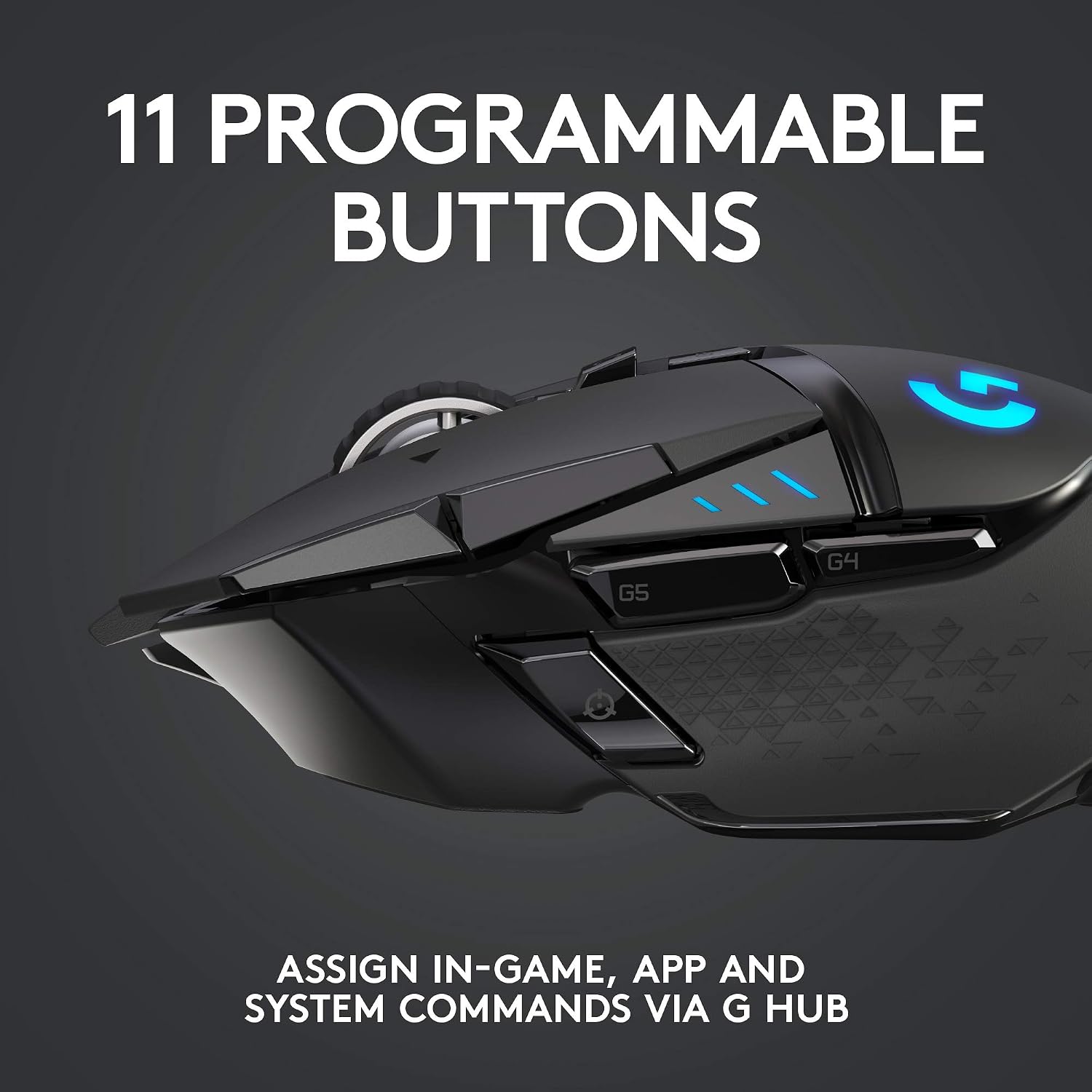 MOUSE GAMER LOGITECH G502 LIGHTSPEED WIRELESS NEGRO - 4