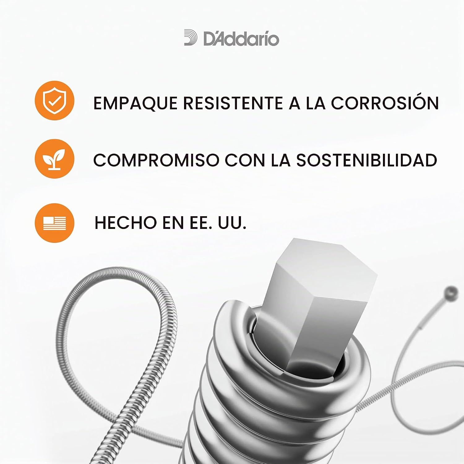 JUEGO DE CUERDAS PARA GUITARRA ELÉCTRICA D'ADDARIO XL NICKEL 10-46, 10 SETS - 5