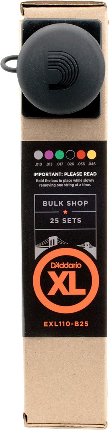 CUERDAS PARA GUITARRA ELÉCTRICA D'ADDARIO XL NICKEL EXL110-B25 CALIBRE 10-46, PAQUETE DE 25 JUEGOS - 2