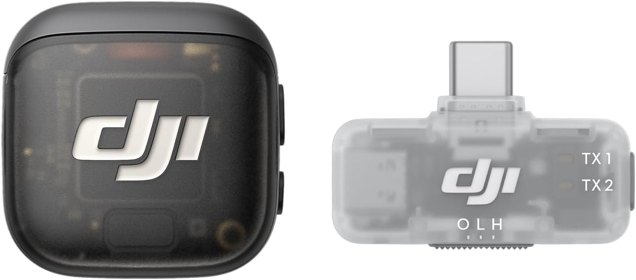 MICRÓFONO INALÁMBRICO DJI MIC 3 CON TRANSMISOR Y RECEPTOR MÓVIL - 1