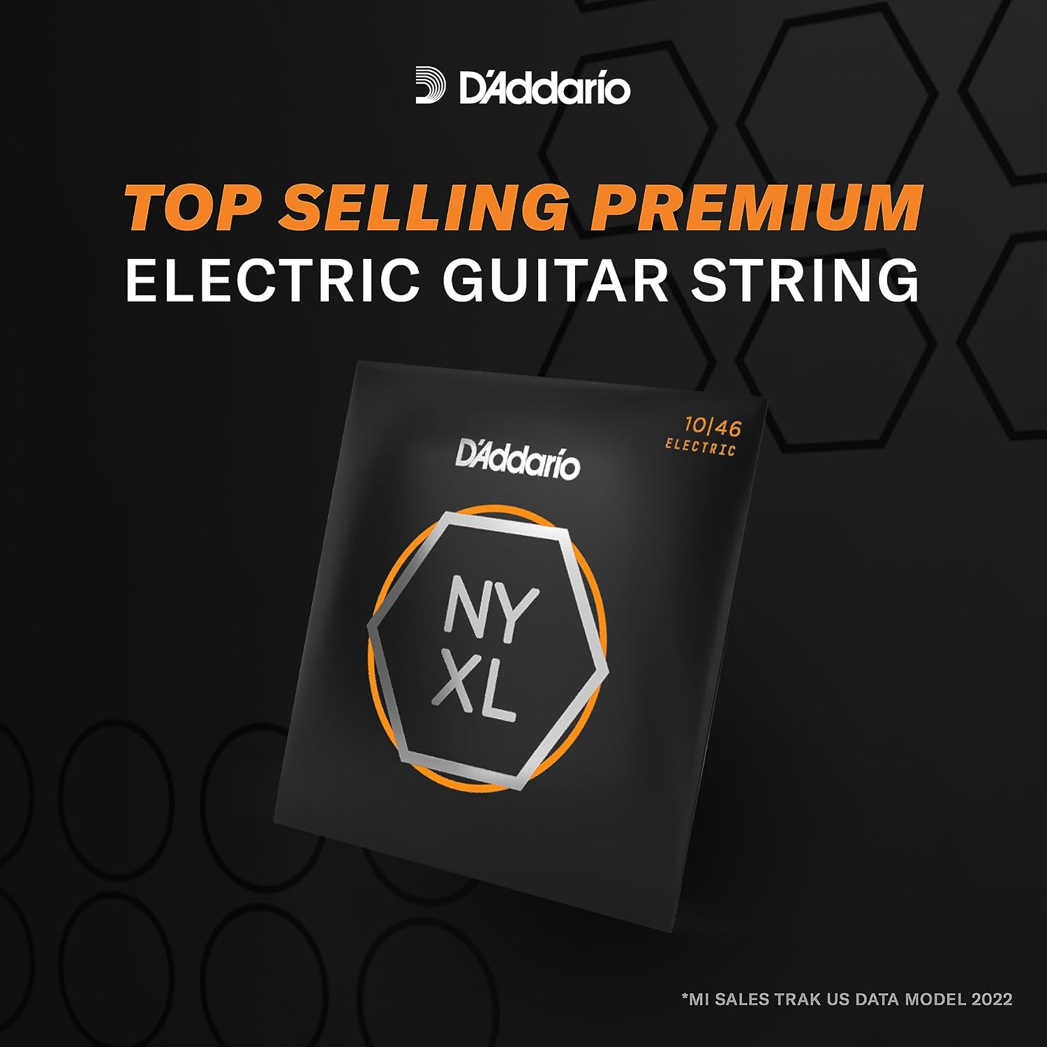 CUERDAS PARA GUITARRA ELÉCTRICA D'ADDARIO NYXL 10-52, 3 JUEGOS - 3