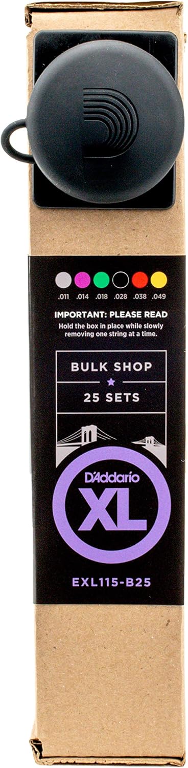 CUERDAS PARA GUITARRA ELÉCTRICA D'ADDARIO XL NICKEL EXL115-B25 11-49, PAQUETE DE 25 JUEGOS - 2