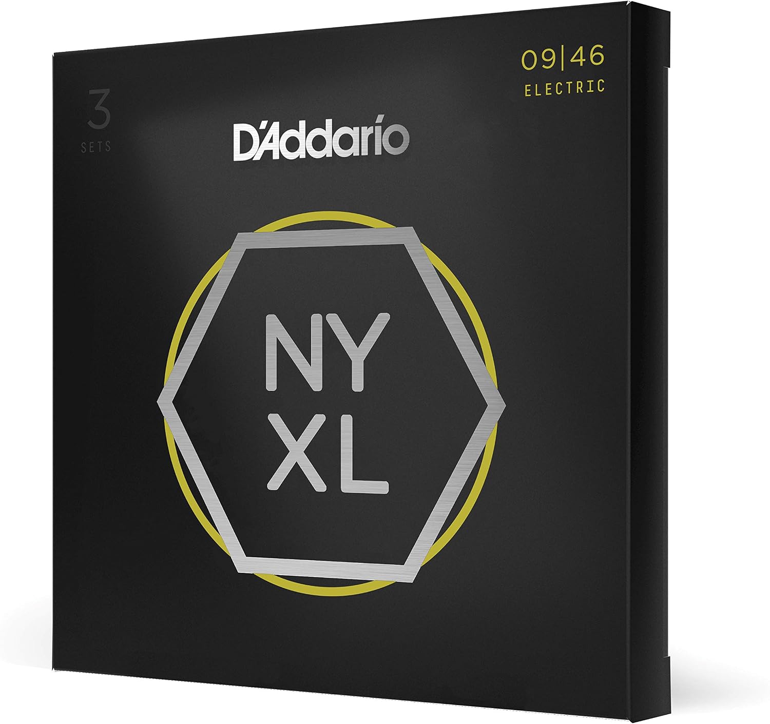 CUERDAS PARA GUITARRA ELÉCTRICA D'ADDARIO NYXL 09-46, 3 JUEGOS - 1