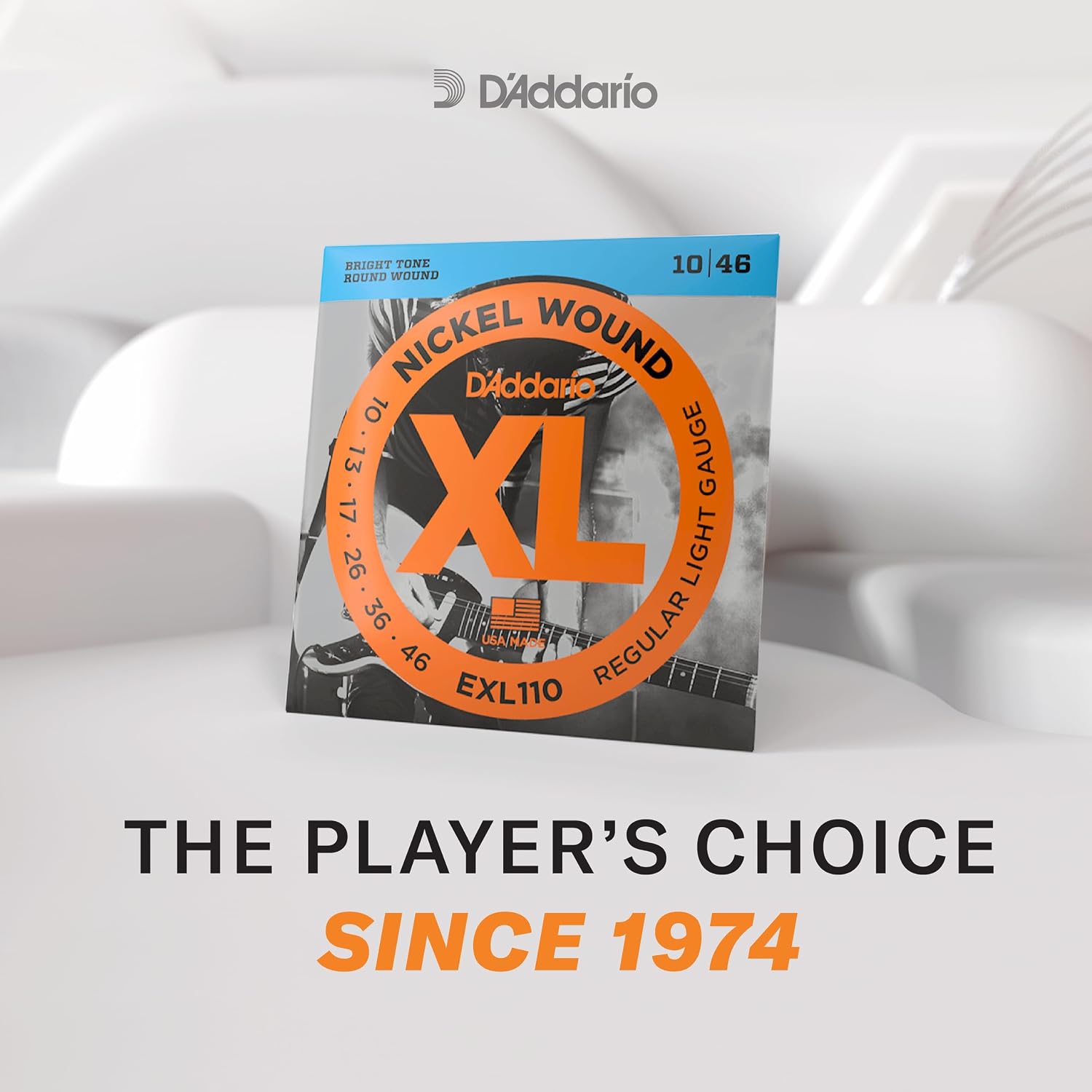 CUERDAS PARA GUITARRA ELÉCTRICA D'ADDARIO XL NICKEL 10-52, PACK DE 10 JUEGOS - 3