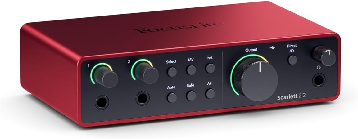INTERFAZ DE AUDIO FOCUSRITE SCARLETT 2I2 4TH GEN USB-C - 1