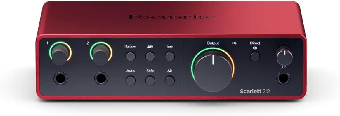INTERFAZ DE AUDIO FOCUSRITE SCARLETT 2I2 4TH GEN USB-C - 2