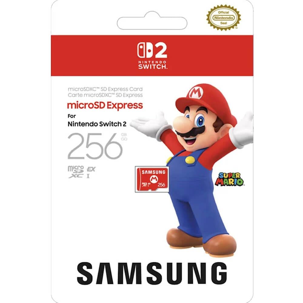 TARJETA MICROSD EXPRESS SAMSUNG 256GB PARA NINTENDO SWITCH 2 - 1