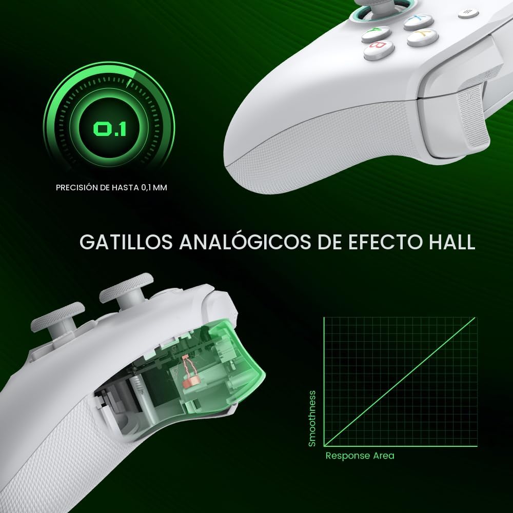 GAMESIR G7 SE CONTROL ALÁMBRICO PARA XBOX SERIES X|S, XBOX ONE Y WINDOWS 10/11 BLANCO - 3