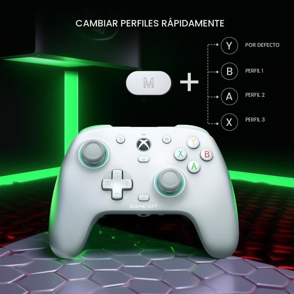 GAMESIR G7 SE CONTROL ALÁMBRICO PARA XBOX SERIES X|S, XBOX ONE Y WINDOWS 10/11 BLANCO - 5