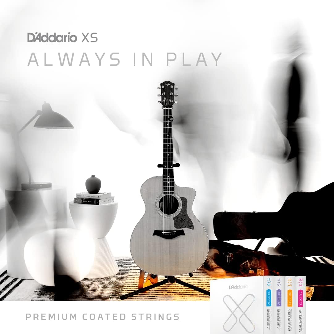 CUERDAS PARA GUITARRA ACÚSTICA D'ADDARIO XS PHOSPHOR BRONZE 10-47, 3 JUEGOS - 5