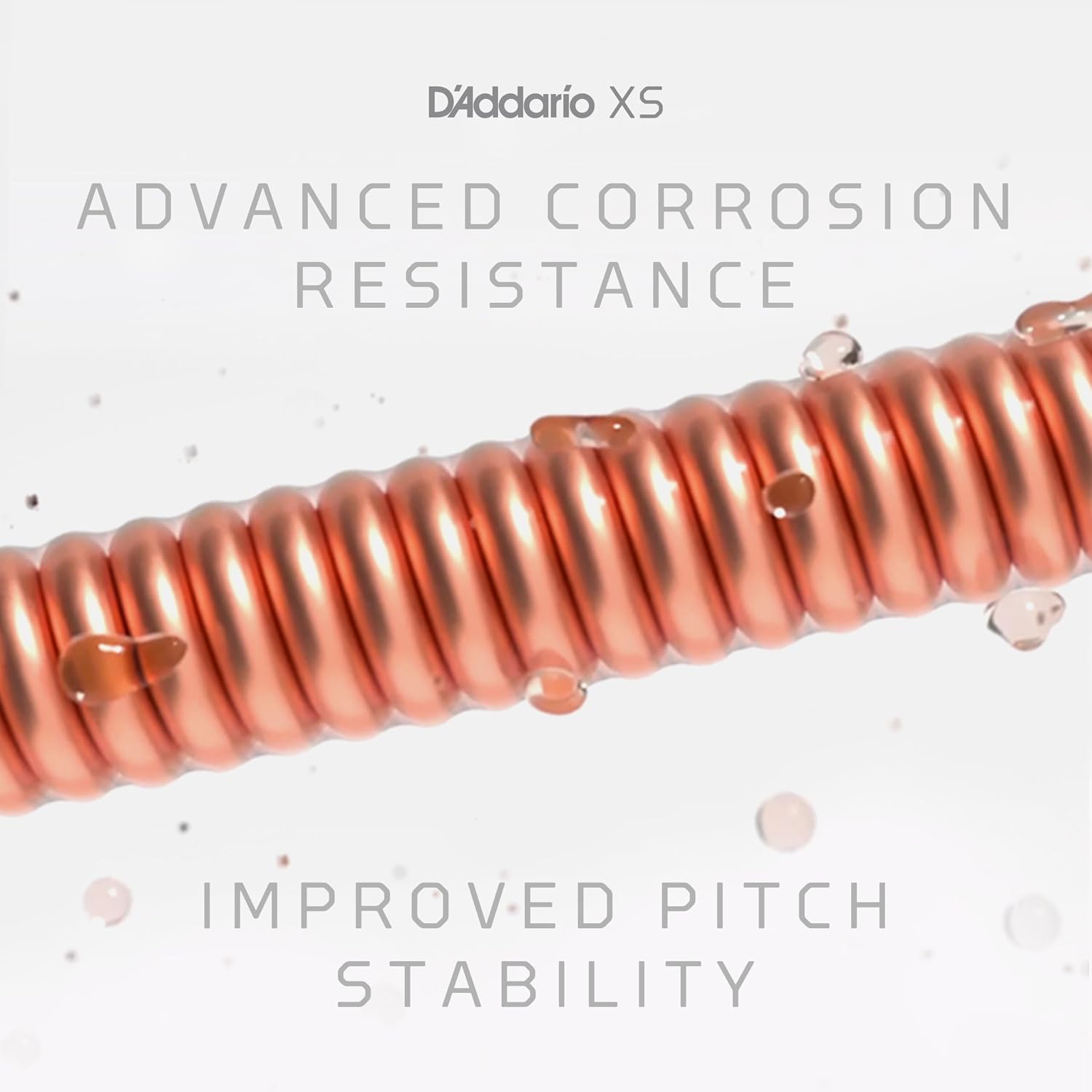 CUERDAS PARA GUITARRA ACÚSTICA D'ADDARIO XS PHOSPHOR BRONZE 12-53, 3 JUEGOS - 4