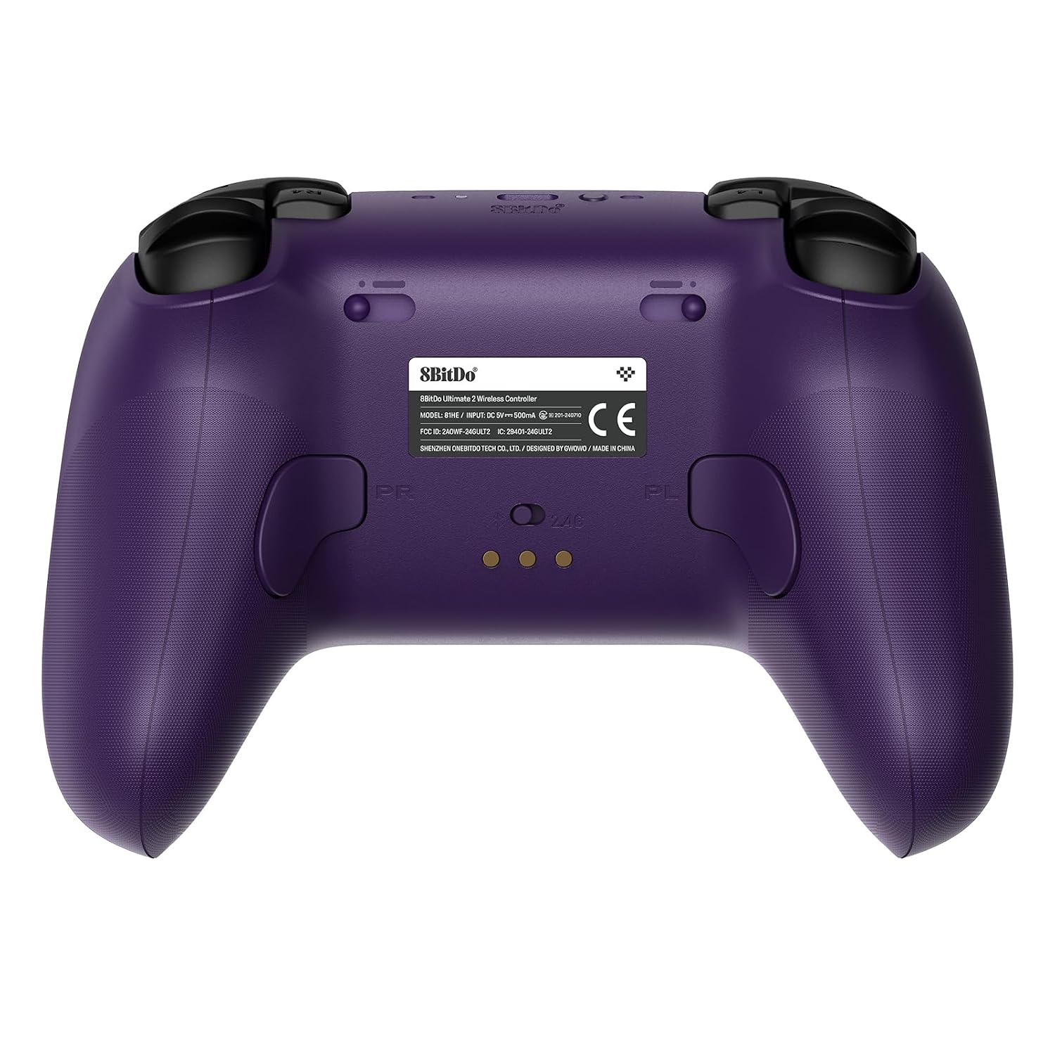 CONTROL GAMER 8BITDO ULTIMATE 2 WIRELESS PARA PC Y ANDROID PÚRPURA - 4
