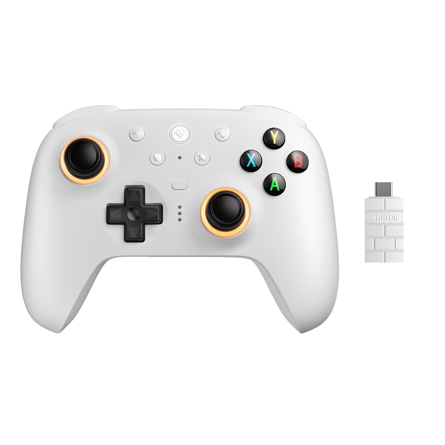 CONTROL GAMER 8BITDO ULTIMATE 2 WIRELESS PARA PC Y ANDROID BLANCO - 2