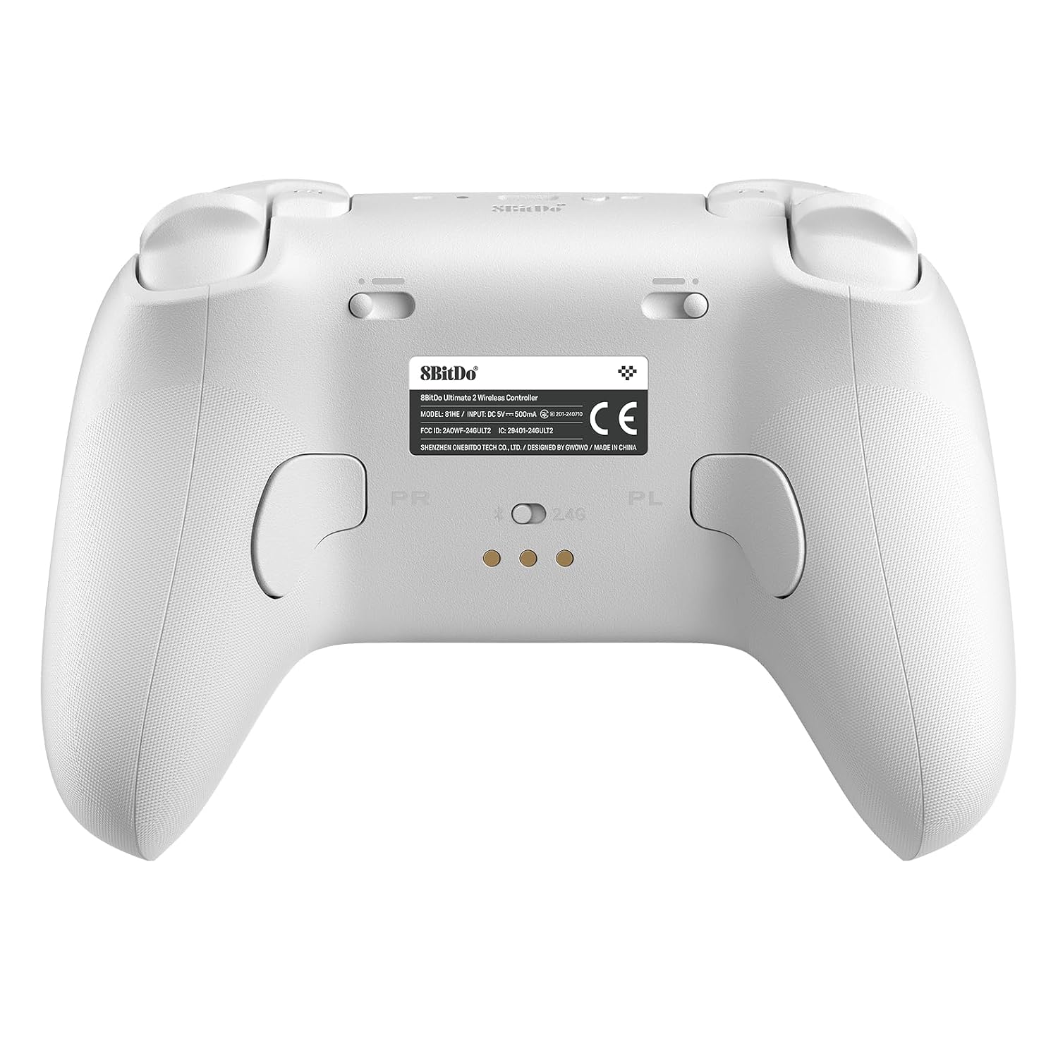 CONTROL GAMER 8BITDO ULTIMATE 2 WIRELESS PARA PC Y ANDROID BLANCO - 3